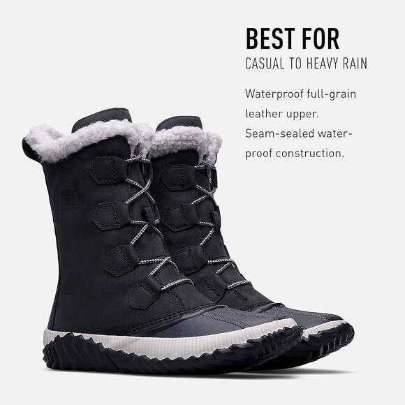 Sorel Women's Slouch Duck Boots SZ 7.5 - Waterproof Winter Boots with Insulation - Picture 2 of 6